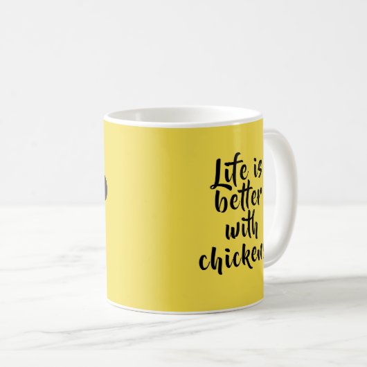 Chick Face Koffiemok (Voorkant rechts)