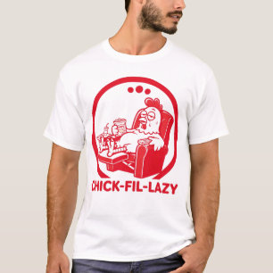 Chick-fil-Luier — Te Moe voor Echte Voedsel T-shirt