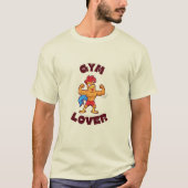 Chick Gains: Gym Lover T-shirt (Voorkant)