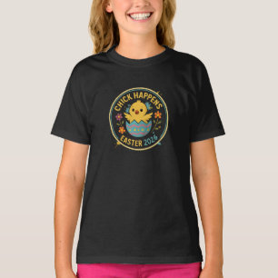 Chick Happens – Pasen 2026 Badge Ontwerp T-shirt