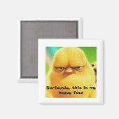 Chick Happy Face Magneet (Voorkant / Achterkant)
