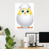 Chick Hatching Poster (Thuiskantoor)