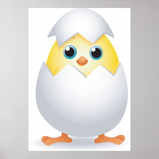 Chick Hatching Poster (Voorkant)