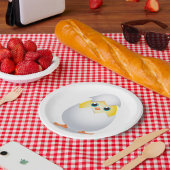 Chick Hatching Yellow Chicken Paper Borden Papieren Bordje