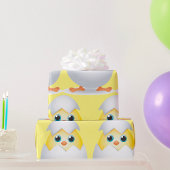Chick Hatching Yellow Chicken Wrapping Paper Cadeaupapier