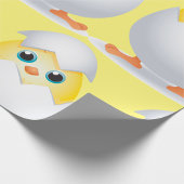 Chick Hatching Yellow Chicken Wrapping Paper Cadeaupapier