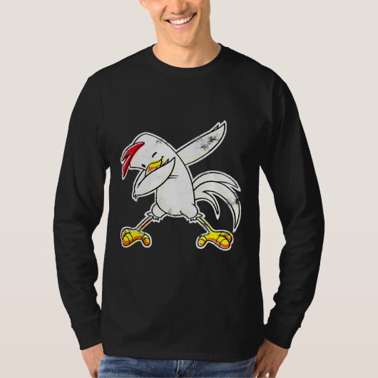 Chick Hen Dabbing Chicken T-shirt (Voorkant)