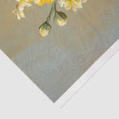 Chick in Blue Floral Pet Spring Crafts Decoupage Tissuepapier (Detail)