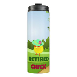 Chick in ruste, oh gelukkige dagen thermosbeker