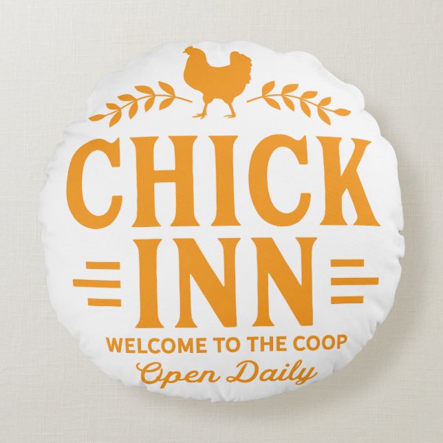CHICK INN ROND KUSSEN (Voorkant)