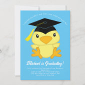 Chick Kind Kindergarten Elementary Graduation Part Kaart (Voorkant)