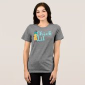 Chick Lit Genre Lovers Tri-Blend Shirt (Voorkant volledig)