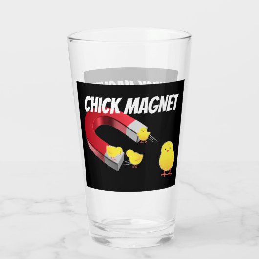 CHICK Maan Glas (Achterkant)