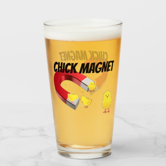 CHICK-magneet Glas (Voorkant gevuld)