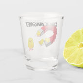 CHICK Magneet Shot Glas (Achterkant)