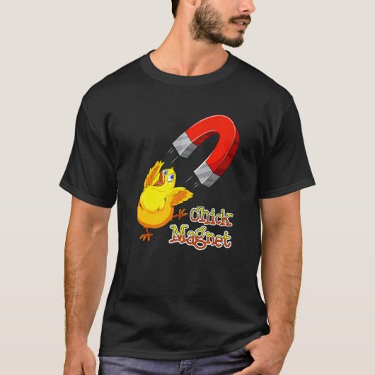 Chick Magnet Attractive Magnet T-shirt (Voorkant)