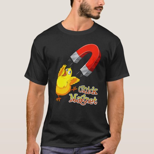 Chick Magnet Attractive Magnet T-shirt (Voorkant)
