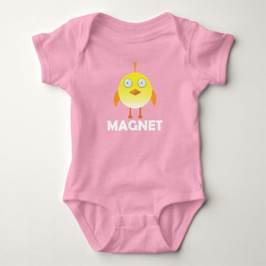 Chick Magnet - Baby Jersey Body Suit Romper (Voorkant)