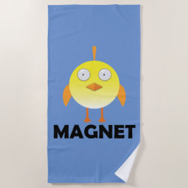 Chick Magnet - Beach Towel Strandlaken