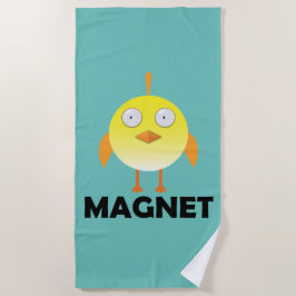 Chick Magnet - Beach Towel Strandlaken