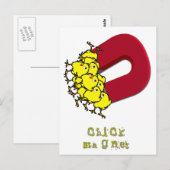 Chick Magnet Briefkaart (Voorkant / Achterkant)