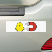Chick Magnet Bumpersticker (Op auto)