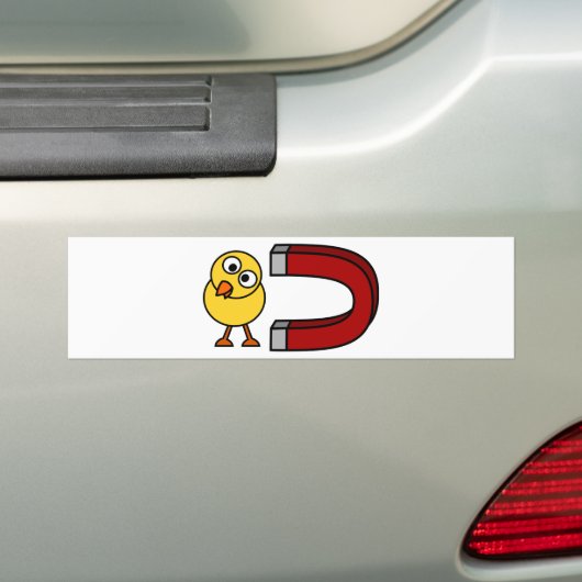 Chick Magnet Bumpersticker (Op auto)