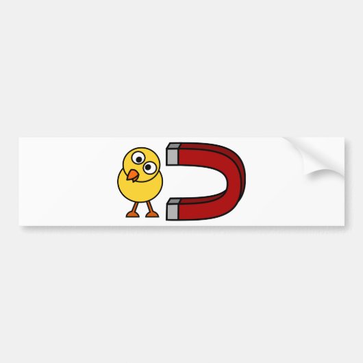 Chick Magnet Bumpersticker (Voorkant)
