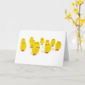 Chick magnet chillin met mijn peeps grappige foto kaart (Gele Bloem)