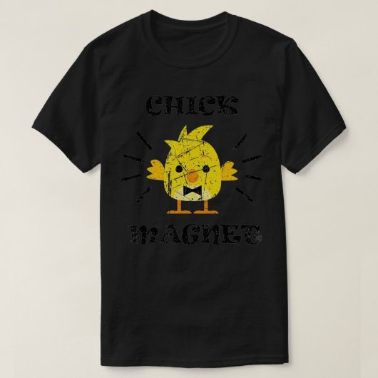 Chick Magnet Cute Easter Funny Vintage  T-shirt (Design voorkant)