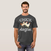 Chick Magnet Funny Chicken Lover Graphic T-shirt (Voorkant volledig)