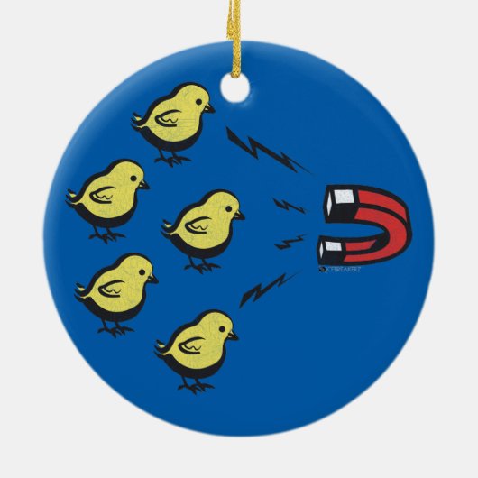 CHICK MAGNET FUNNY CHRISTMAS ORNAMENT (Achterkant)