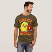 Chick Magnet Funny Halloween Costume Magnetic T-shirt (Voorkant volledig)