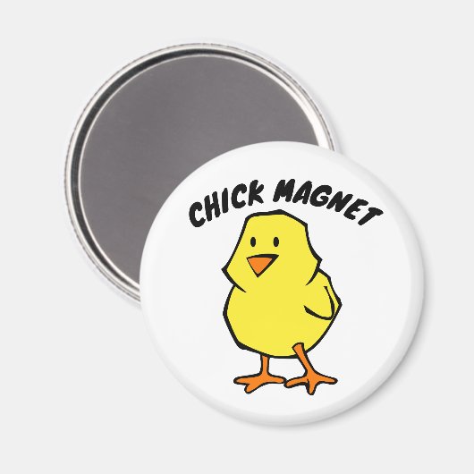 CHICK MAGNET FUNNY MAGNET (Voorkant / Achterkant)