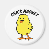 CHICK MAGNET FUNNY MAGNET (Voorkant)