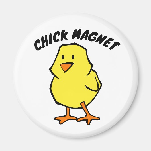 CHICK MAGNET FUNNY MAGNET (Voorkant)