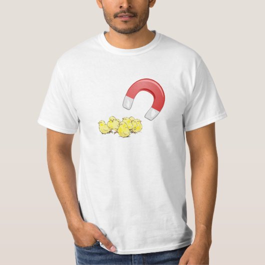 Chick Magnet HAHA Zeer Punny Halloween Kostuum T-shirt (Voorkant)