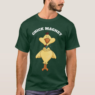 Chick Magnet Mannen Basic Dark T-Shwe T-shirt