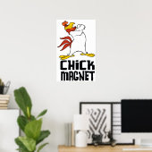 Chick Magnet Poster (Thuiskantoor)