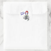 Chick Magnet Ronde Sticker (Tas)