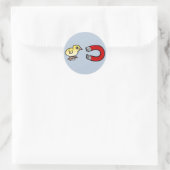 Chick Magnet Ronde Sticker (Tas)