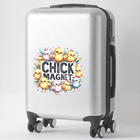 Chick Magnet - Schattigee Baby Chicks Sticker (Koffer)