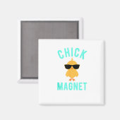 Chick Magnet Shirt Funny Easter Shirt voor Kind bi (Voorkant / Achterkant)