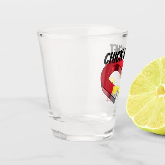 CHICK Magnet Shot Glas (Links)