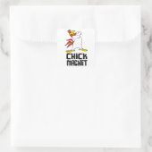 Chick Magnet Vierkante Sticker (Tas)