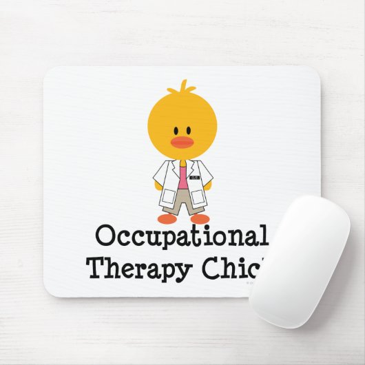 Chick Mousepad over beroepsmatige therapie Muismat (Met muis)