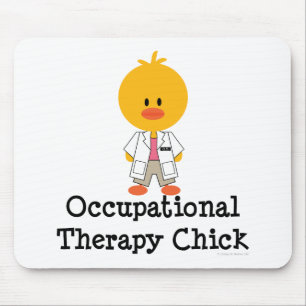 Chick Mousepad over beroepsmatige therapie Muismat