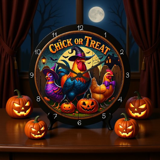 Chick of Treat Halloween Grote Klok