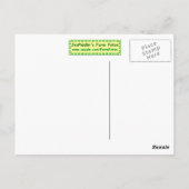 Chick on the Move Briefkaart (Achterkant)