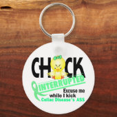 Chick onderbroken 2 Celiakie Ziekte Sleutelhanger (Voorkant)